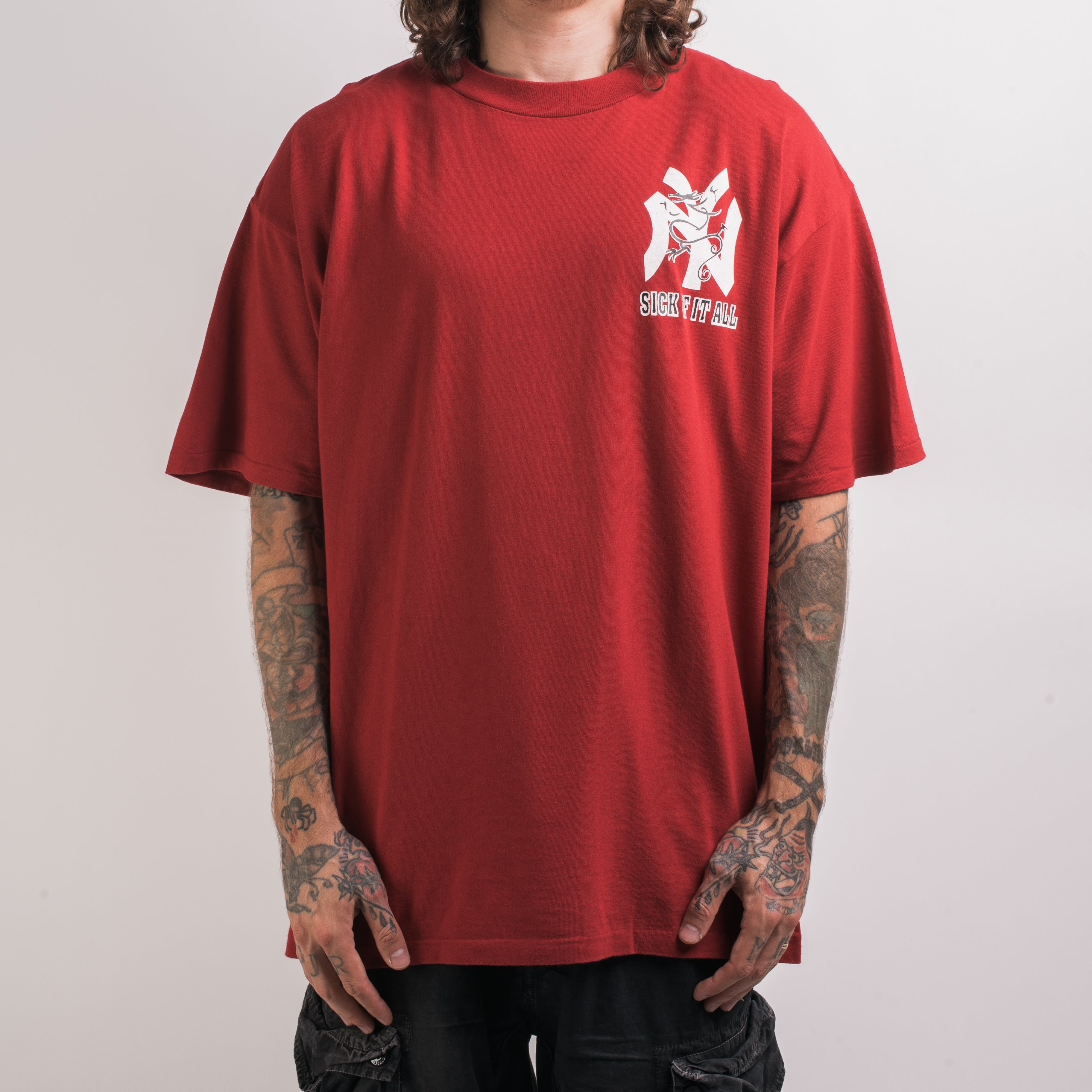 Vintage 90’s Sick of It All Baseball Jersey