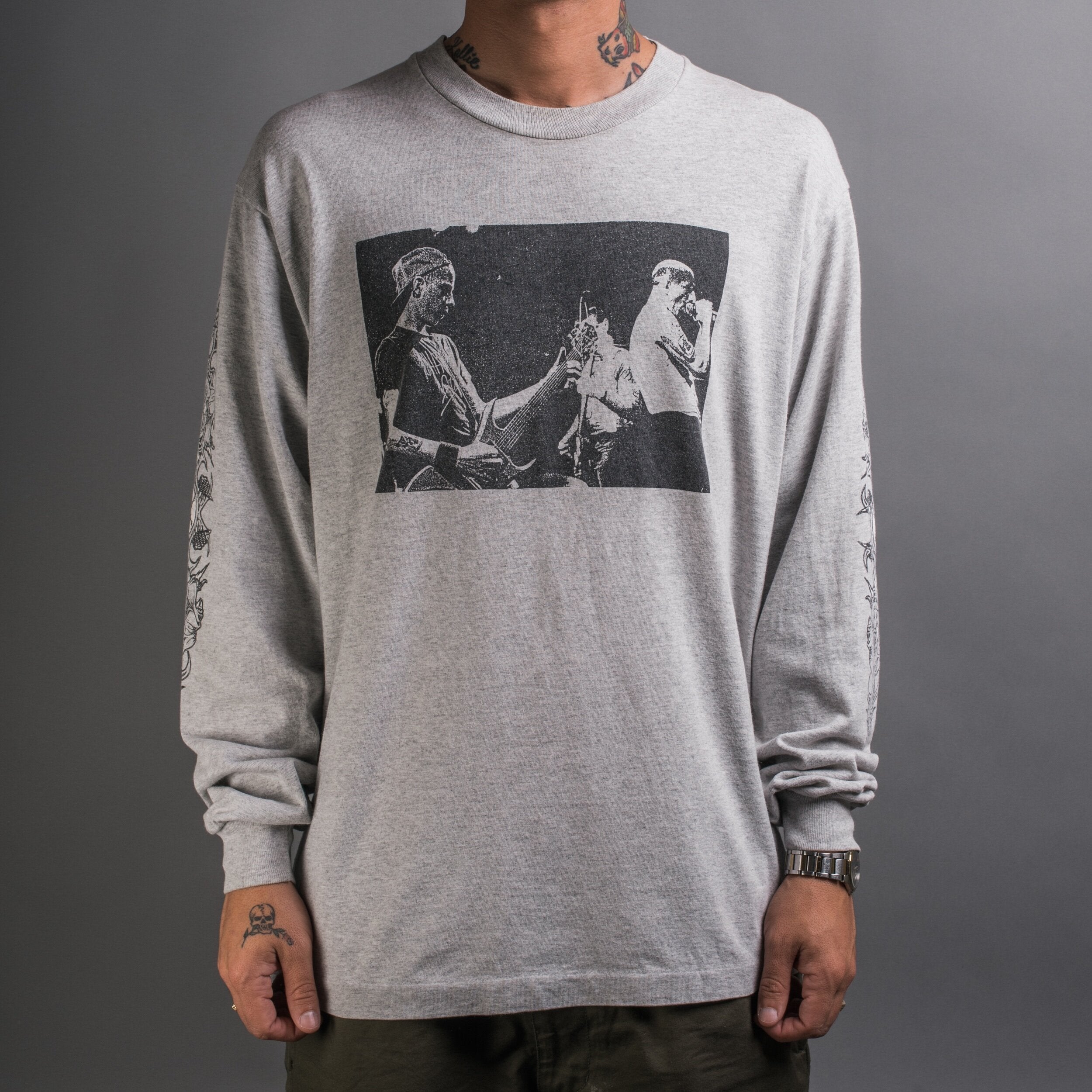 Vintage 90's Warzone Lower East Side Crew Longsleeve – Mills