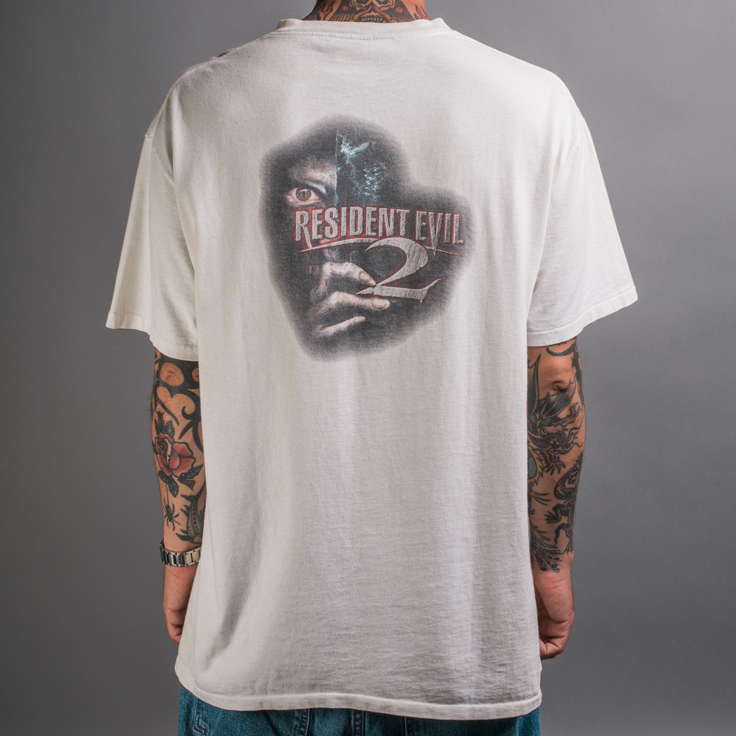 Vintage 1998 Resident Evil 2 Video Game Promo T-Shirt – Mills