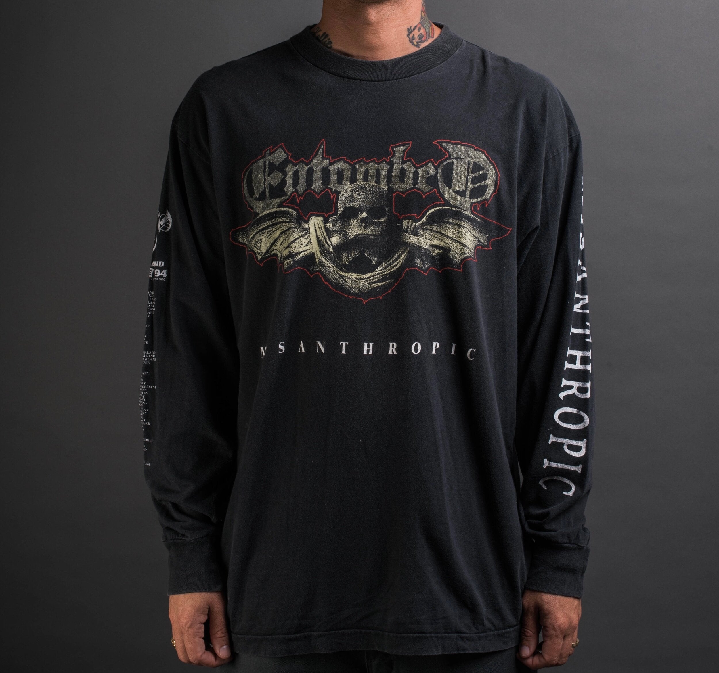 大人の上質 ENTOMBED エントゥームド vintage Tee メンズ