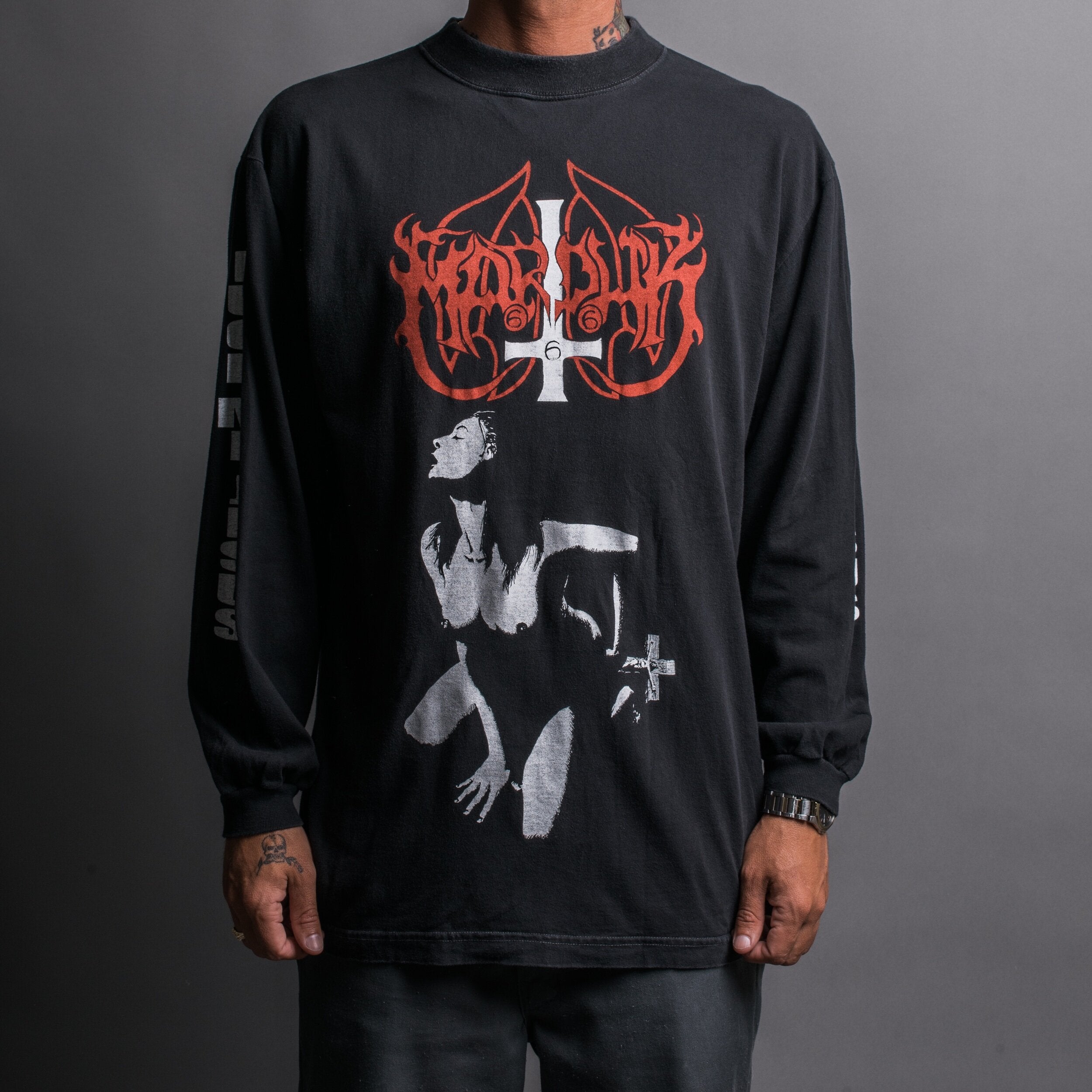 Vintage 90's Marduk Fuck Me Jesus Longsleeve – Mills Vintage USA