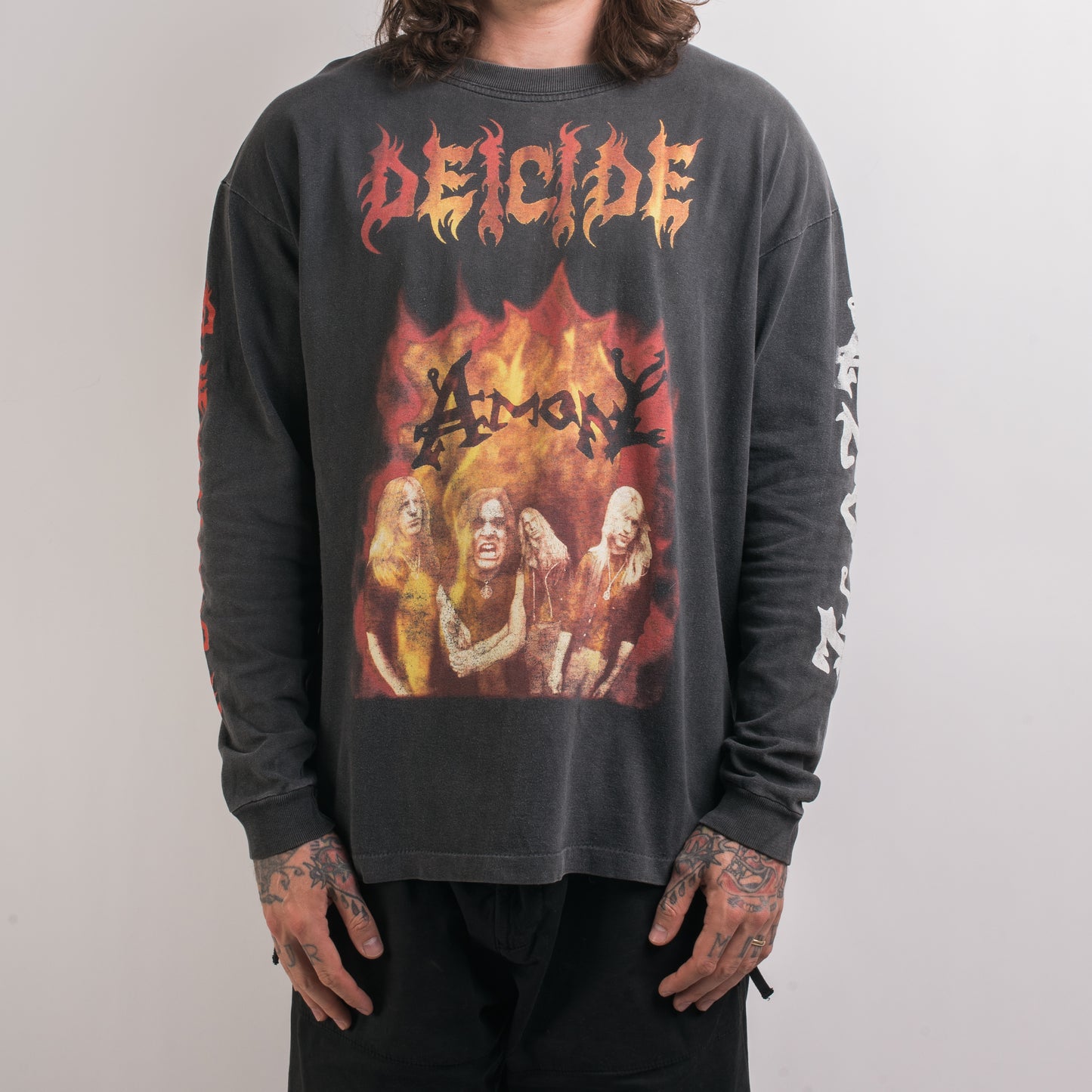 Vintage 90’s Deicide Amon Feasting The Beast Longsleeve