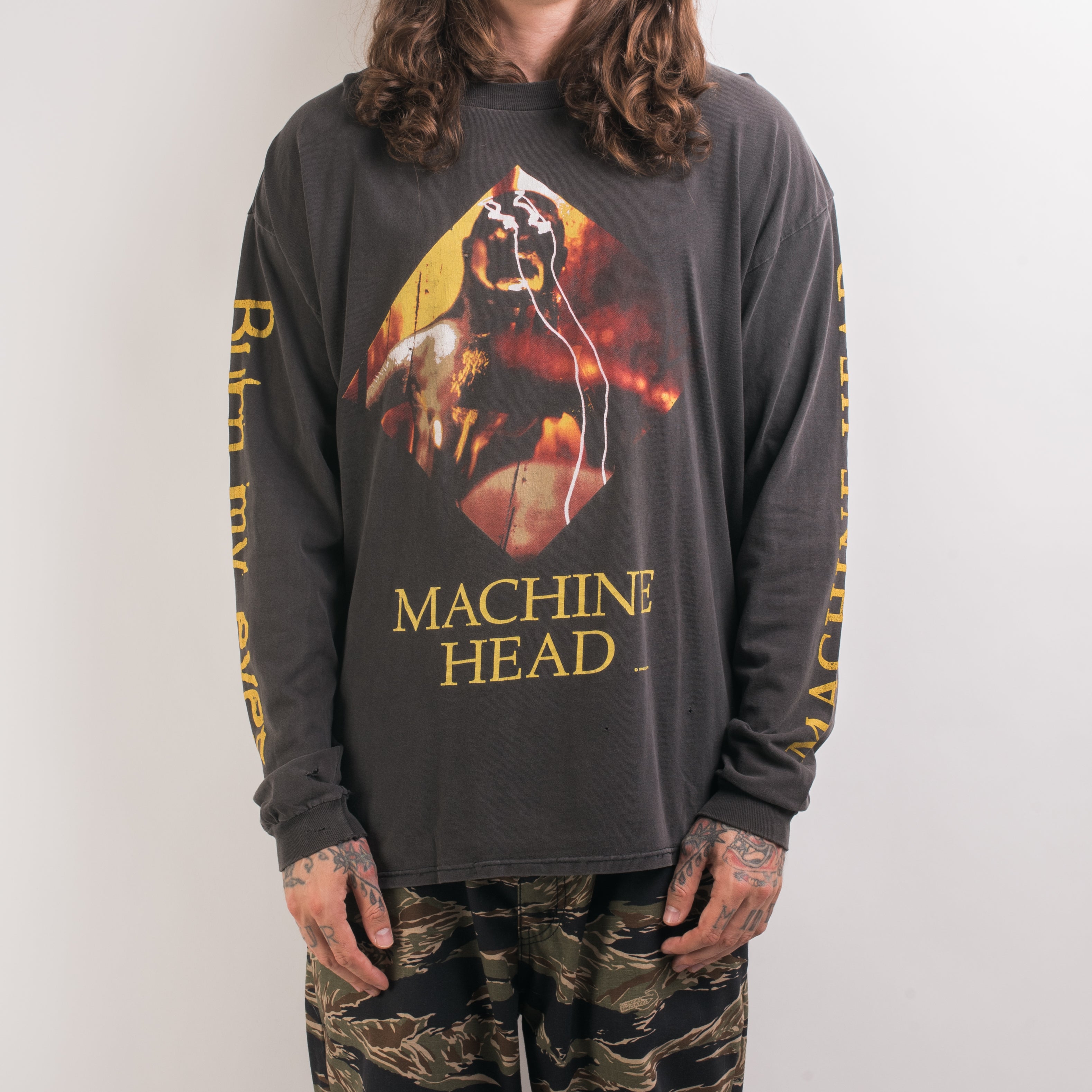 Vintage sold machine head japanese brand sweatshirt