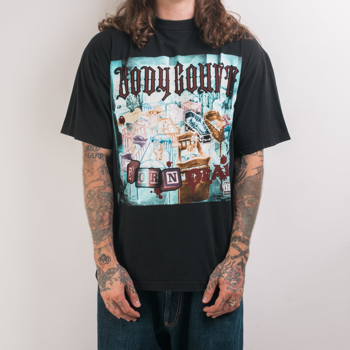 Vintage 1994 Body Count Born Dead Tour T-Shirt