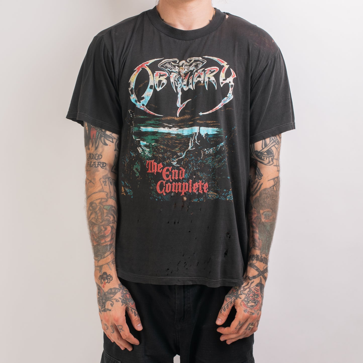 Vintage 90’s Obituary The End Complete T-Shirt