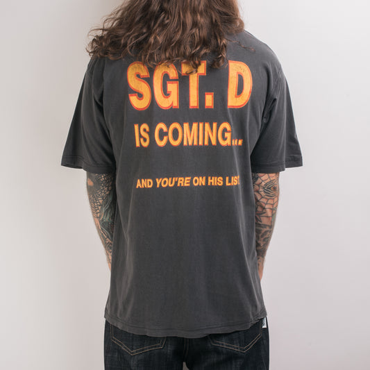 Vintage 90’s Stormtroopers Of Death Sgt. D Is Coming T-Shirt