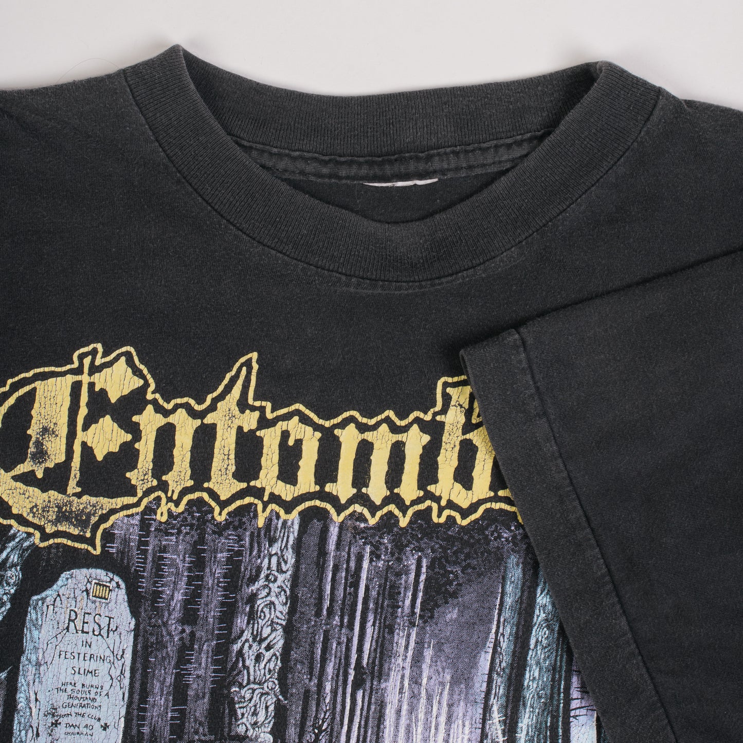 Vintage 1990 Entombed Left Hand Path T-Shirt