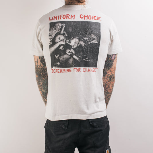 Vintage 80’s Uniform Choice Screaming For Change T-Shirt