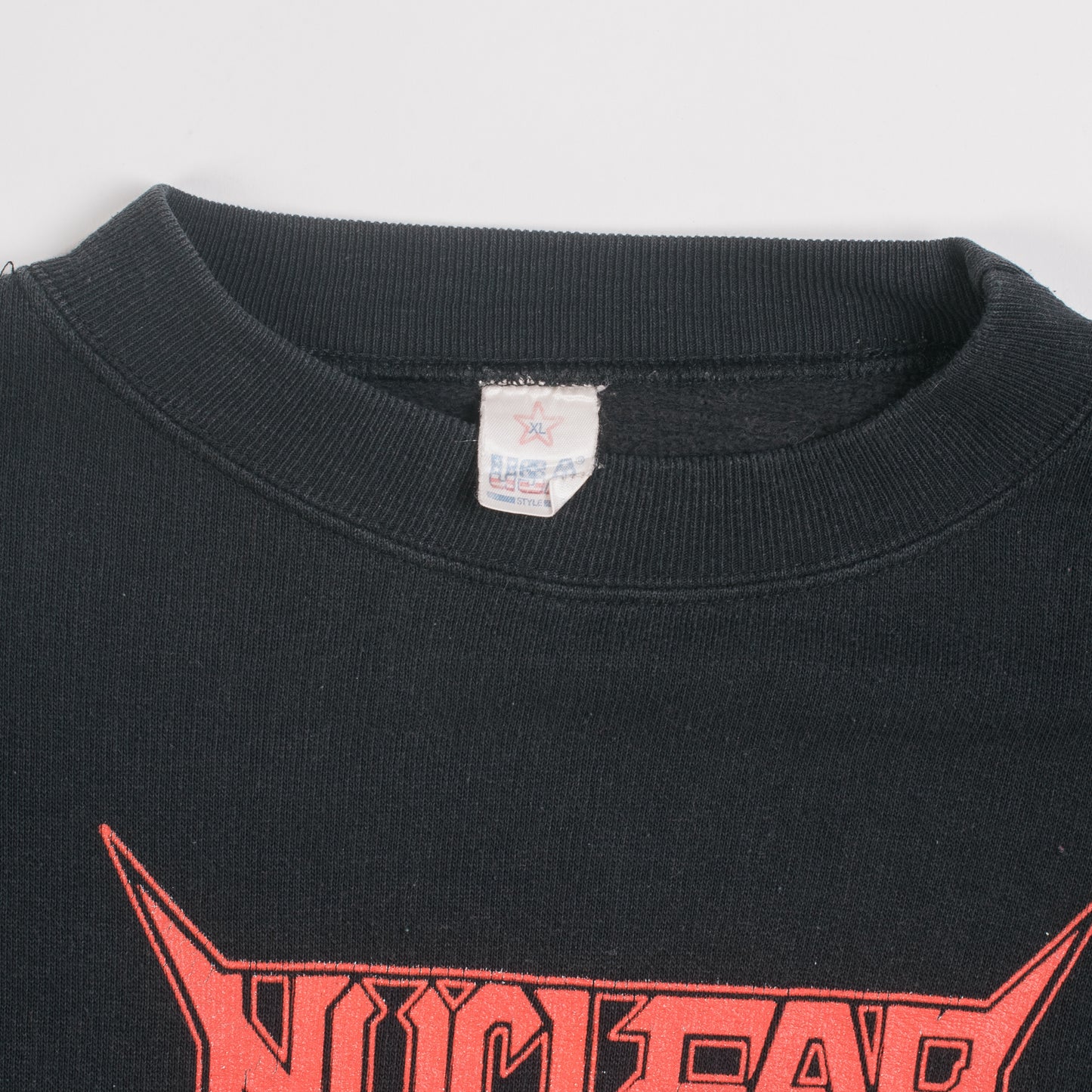 Vintage 1989 Nuclear Assault Handle With Care Tour Sweatshirt