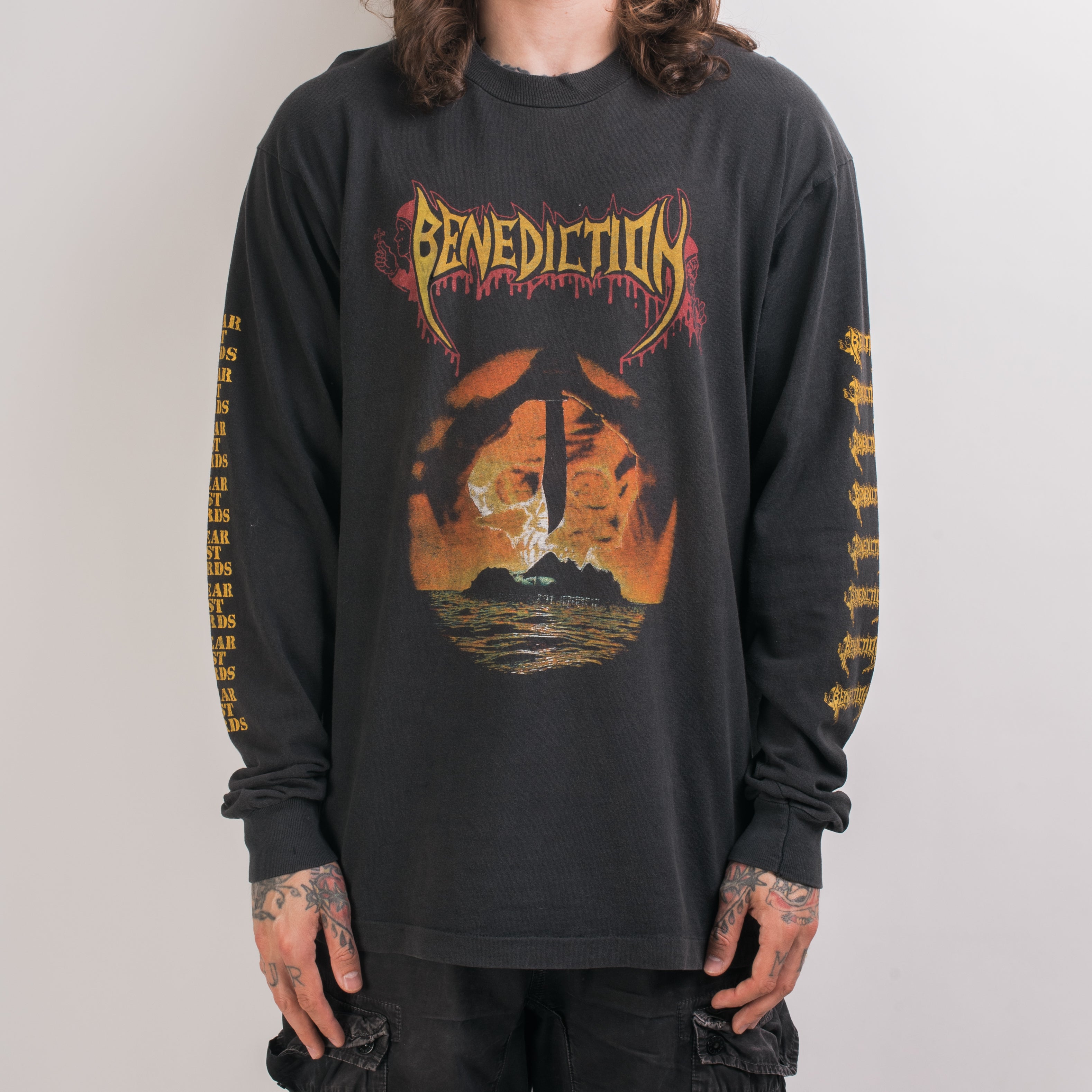 Vintage 90’s Benediction Terrorizing Your Subconscious Tour Longsleeve ...