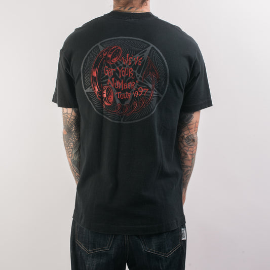 Vintage 1997 Electric Hellfire Club Tour T-Shirt