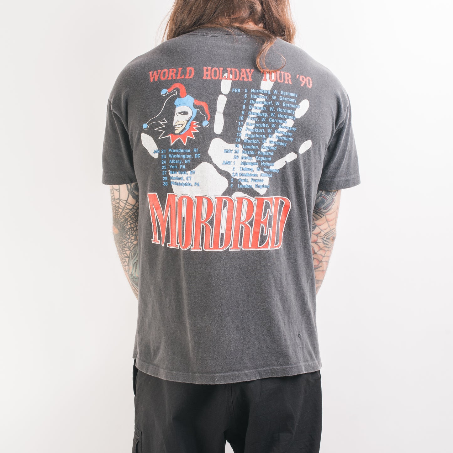 Vintage 1990 Mordred Tour T-Shirt