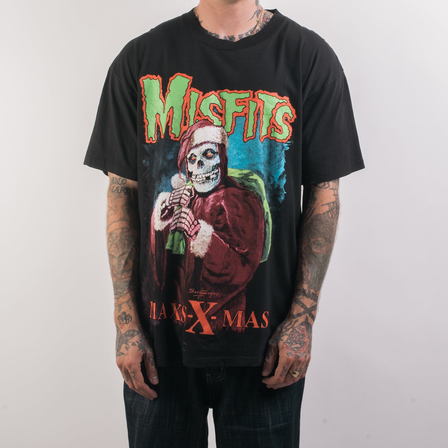 Vintage 1996 Misfits Maxs-X-Mas T-Shirt