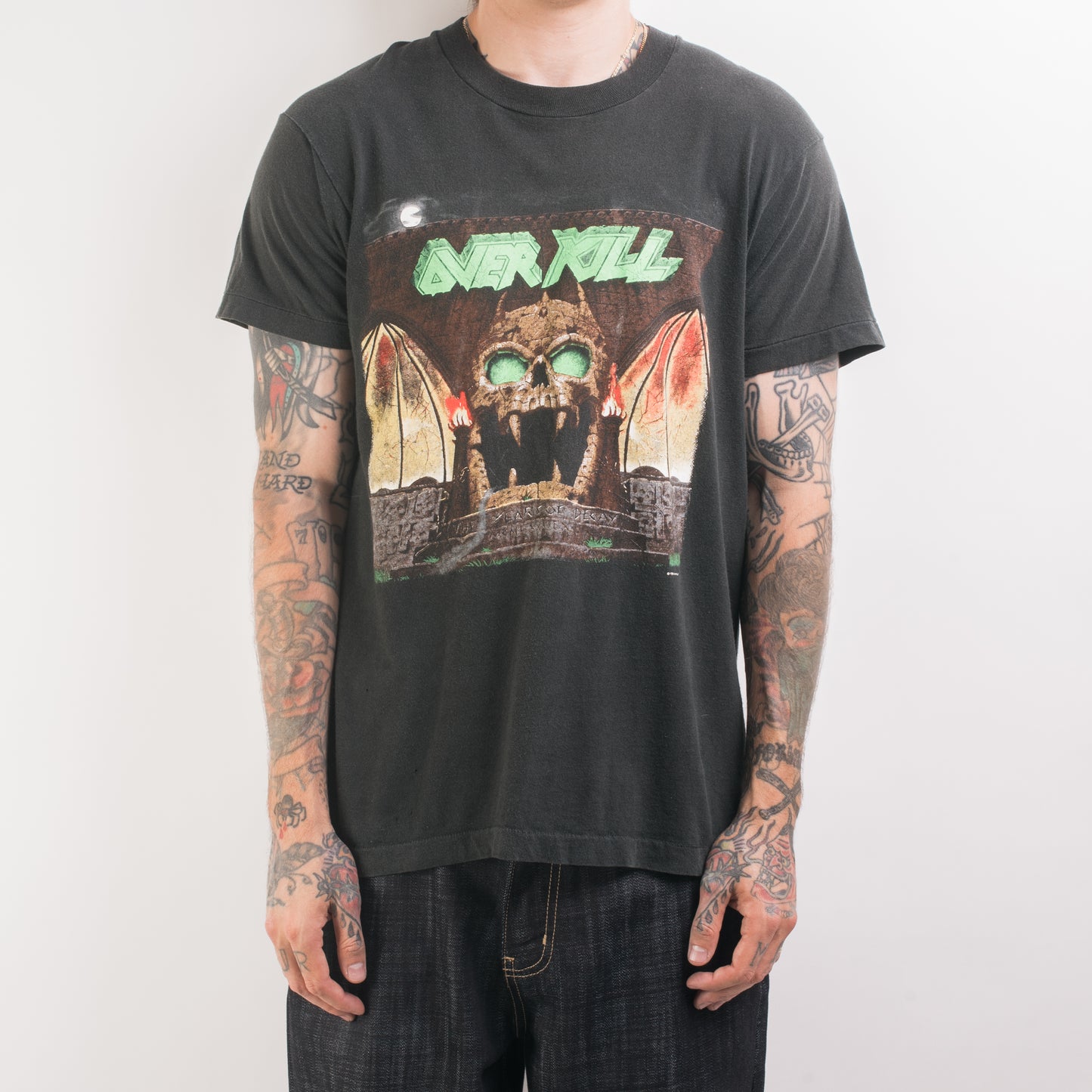 Vintage 1989 Overkill The Years Of Decay T-Shirt