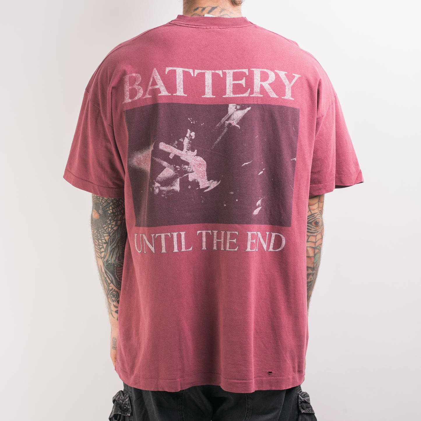 Vintage 1996 Battery Until The End T-Shirt