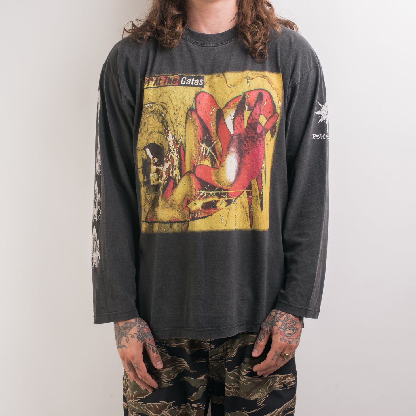 Vintage 90’s At The Gates Terminal Spirit Disease Longsleeve