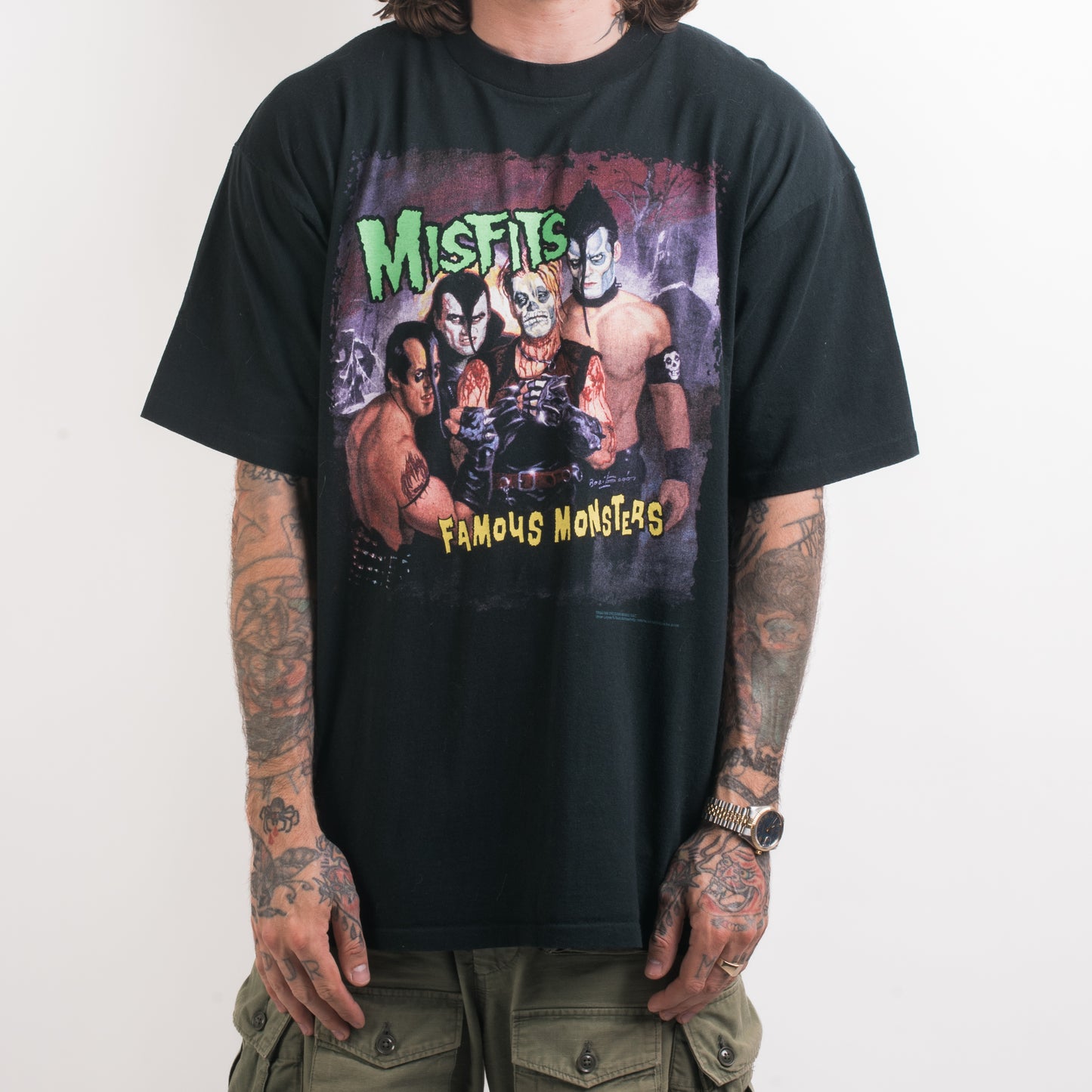 Vintage 1999 Misfits Famous Monsters Tour T-Shirt