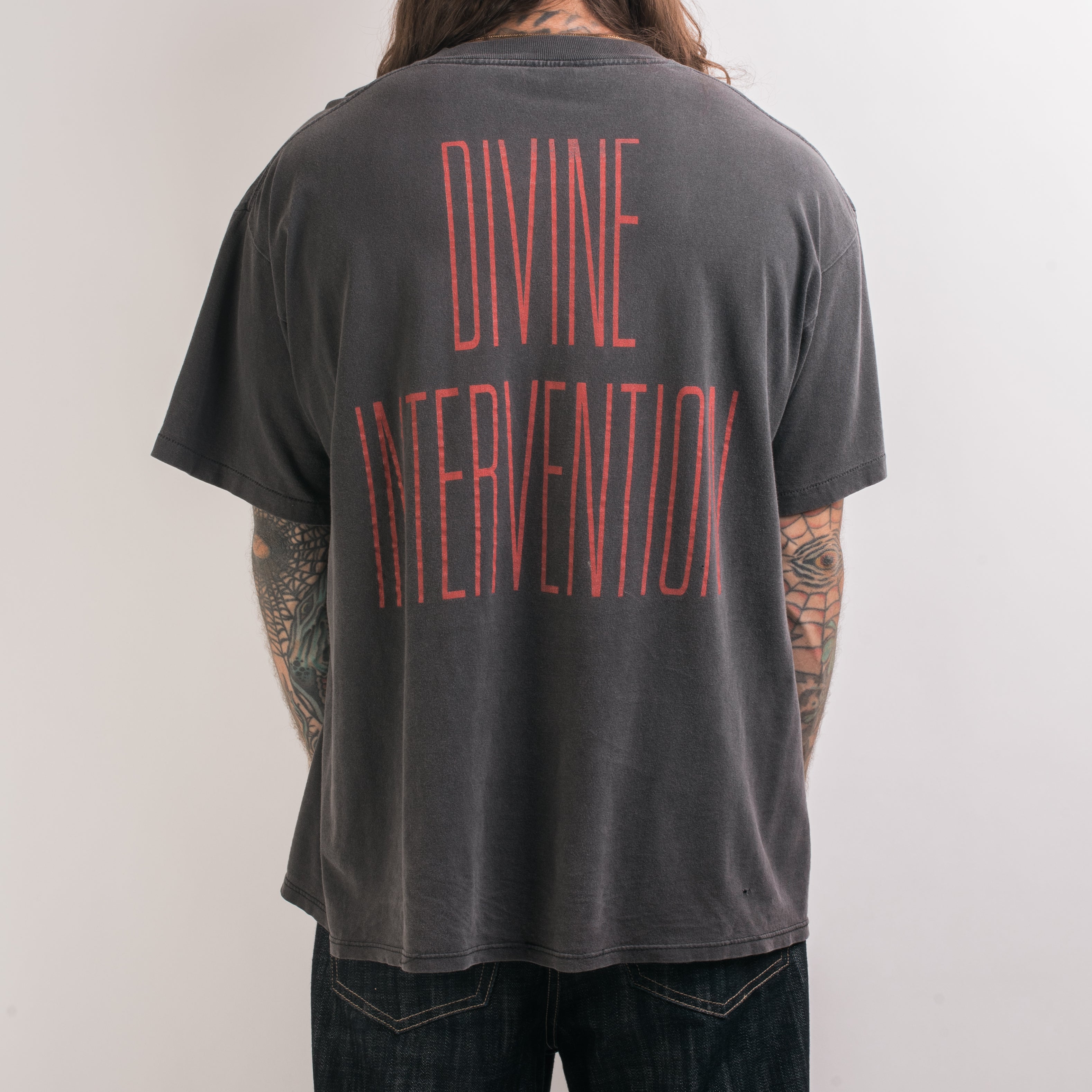 Vintage 90s 1994 Slayer Divine Intervention Single Stitch T shirt - Large purchases