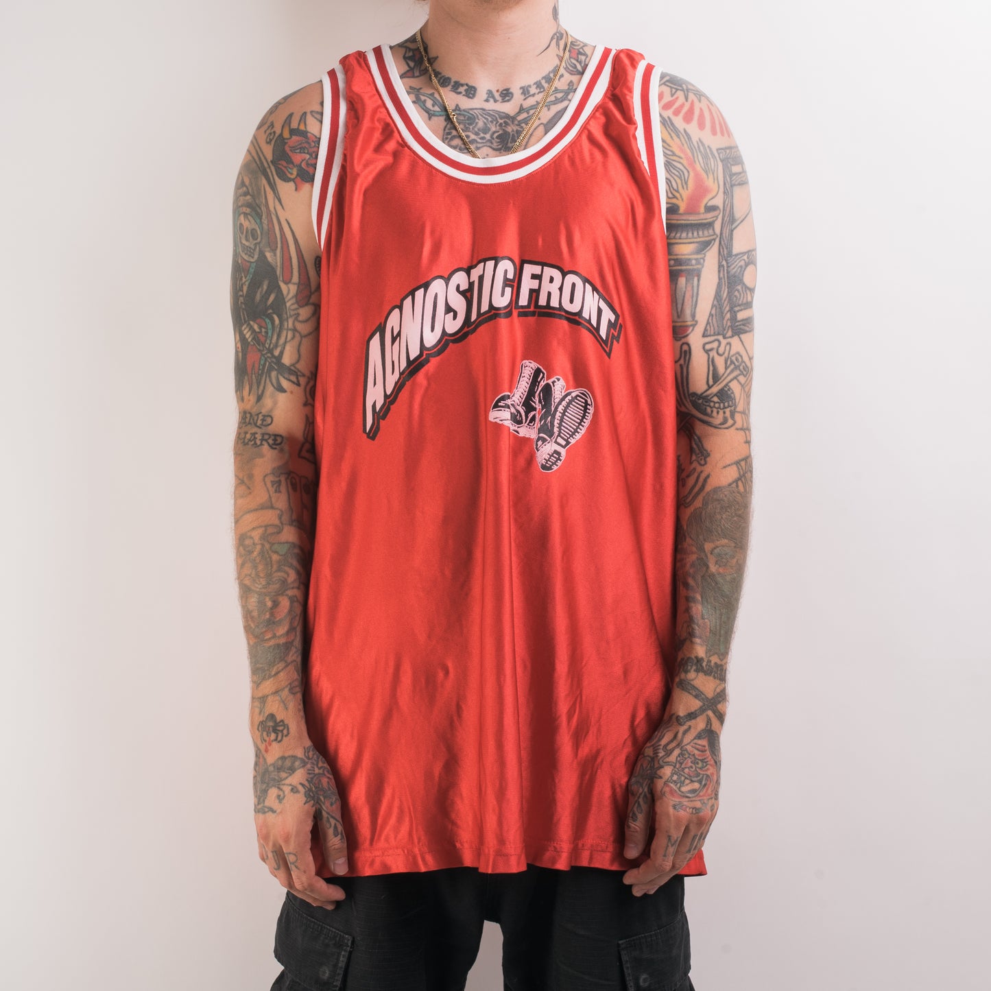 Vintage 90’s Agnostic Front Basketball Jersey