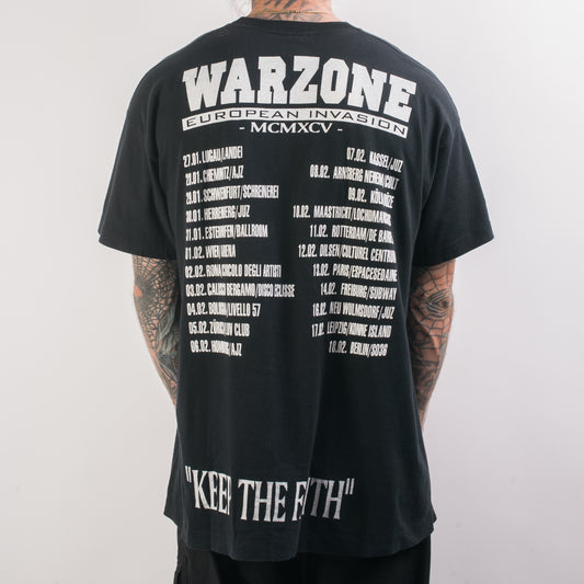 Vintage 1995 Warzone European Tour T-Shirt