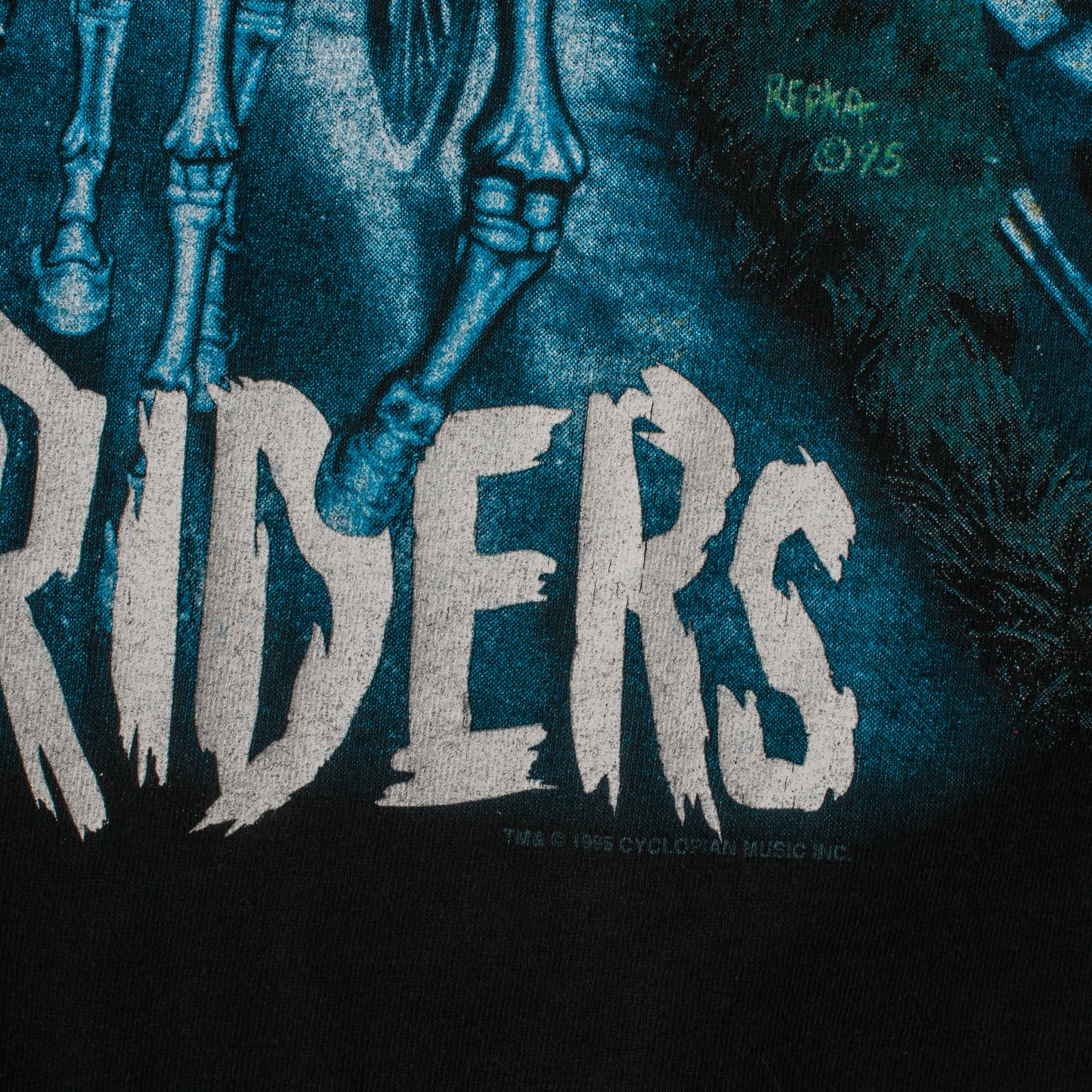 Vintage 1995 Misfits Ghost Riders T-Shirt