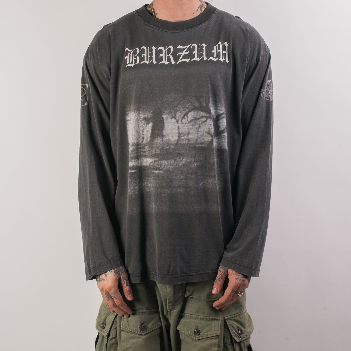 Vintage 1998 Burzum Dunkelheit Longsleeve