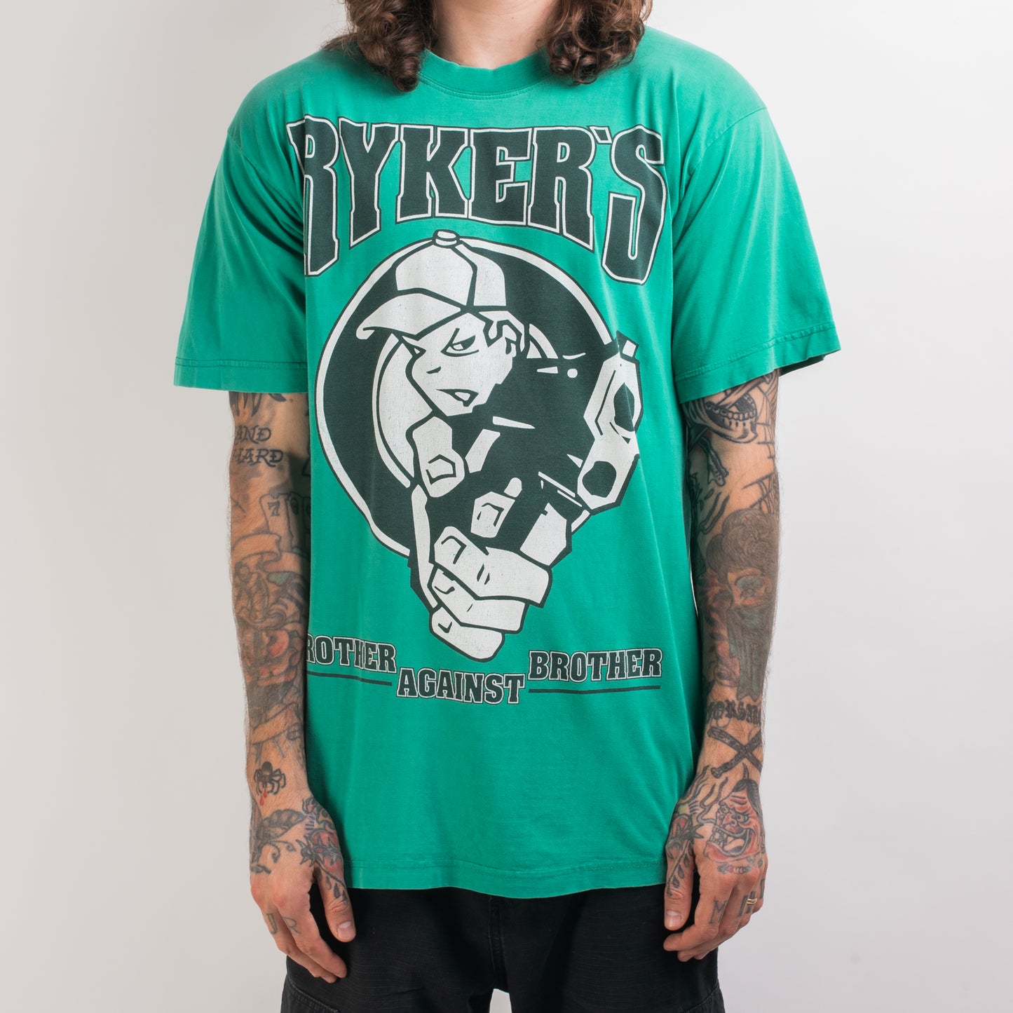 Vintage 90’s Ryker’s Brother Against Brother T-Shirt