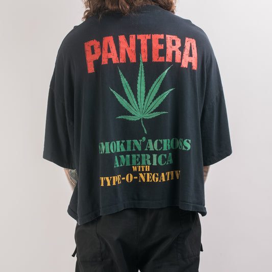 Vintage 90’s Pantera/Type O Negative Smokin’ Across America Tour T-Shirt