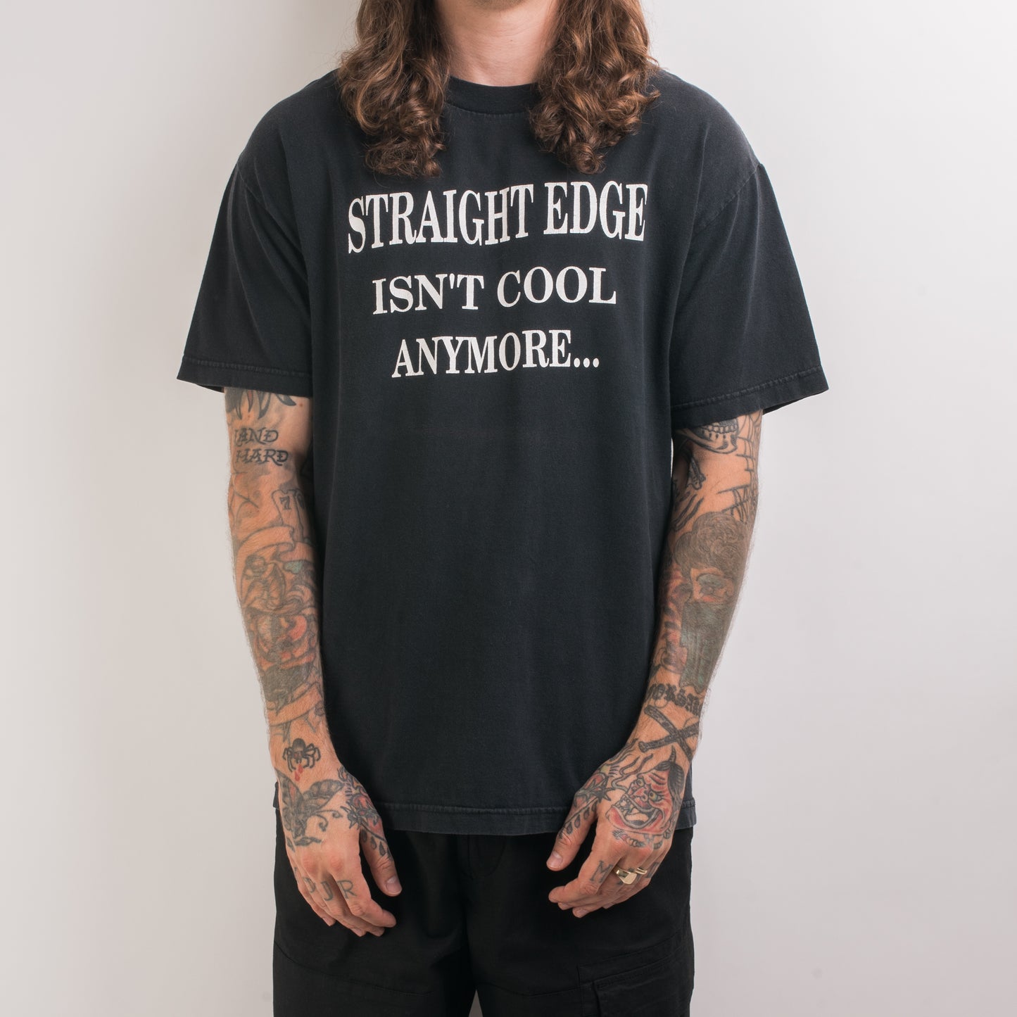 Vintage 90’s Outspoken Straight Edge Is Not Cool Anymore T-Shirt