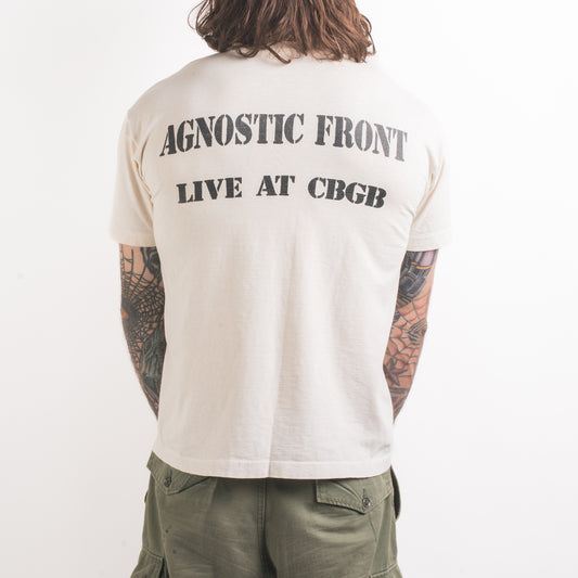 Vintage 80’s Agnostic Front Live At CBGB T-Shirt