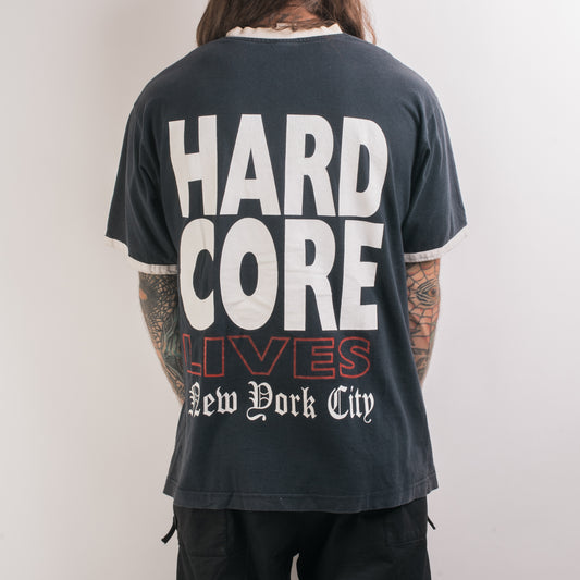 Vintage 1996 Madball Hardcore Lives Ringer T-Shirt