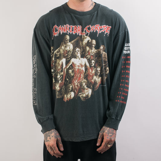 Vintage 1994 Cannibal Corpse Bleeding Easter Tour Longsleeve