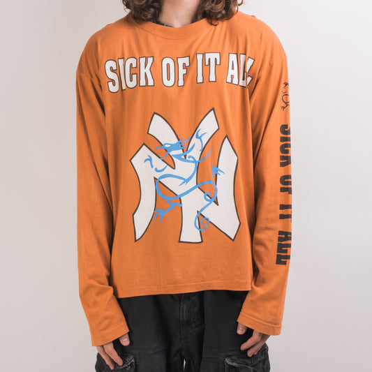 Vintage 90's Sick Of It All The Pain Strikes Longsleeve