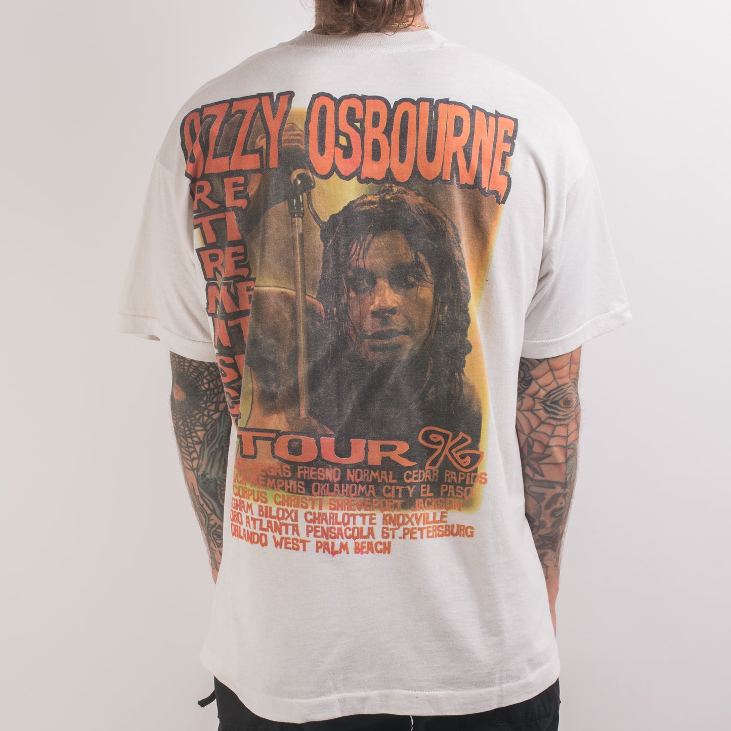 Vintage 1996 Ozzy Osbourne Retirement Sucks Tour T-Shirt