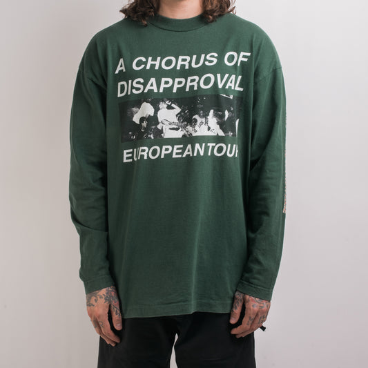 Vintage 90’s A Chorus Of Disapproval Euro Tour Longsleeve