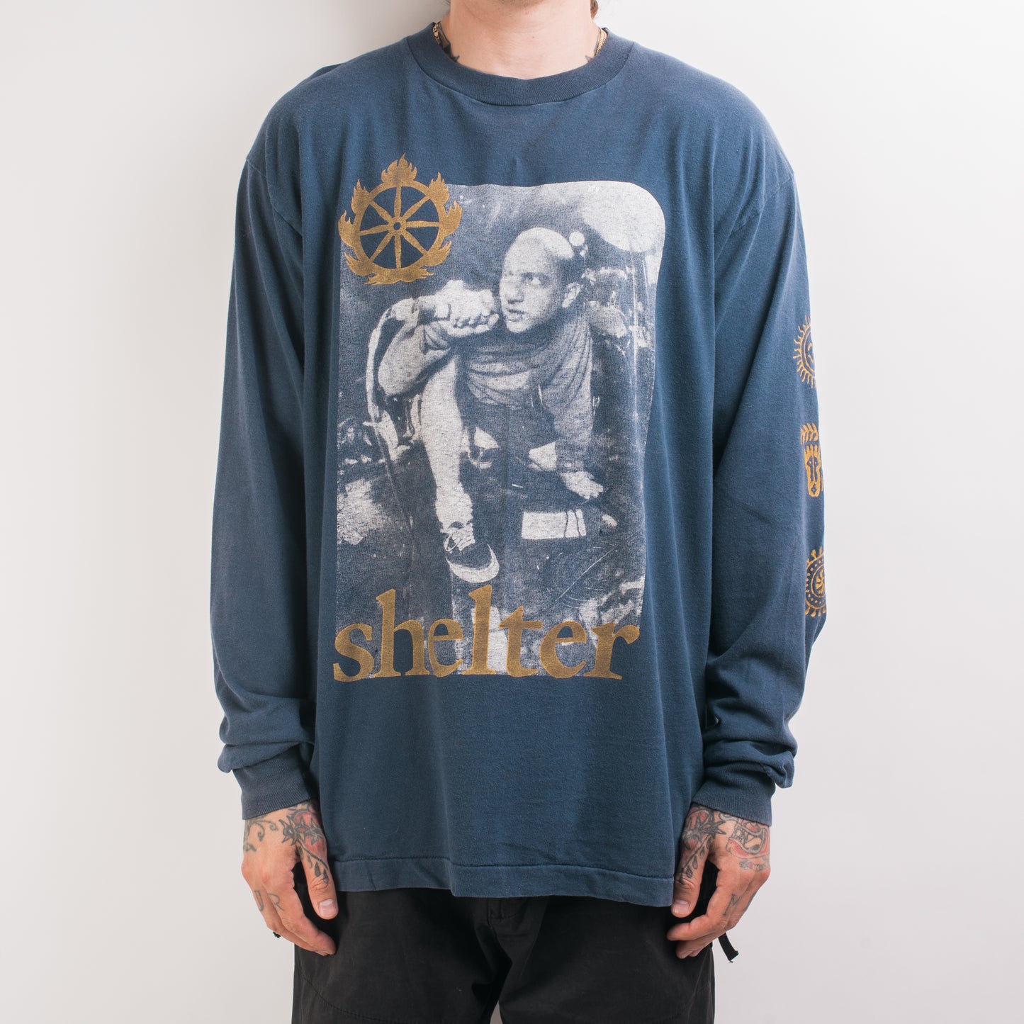 Vintage 90’s Shelter Text 22 Longsleeve