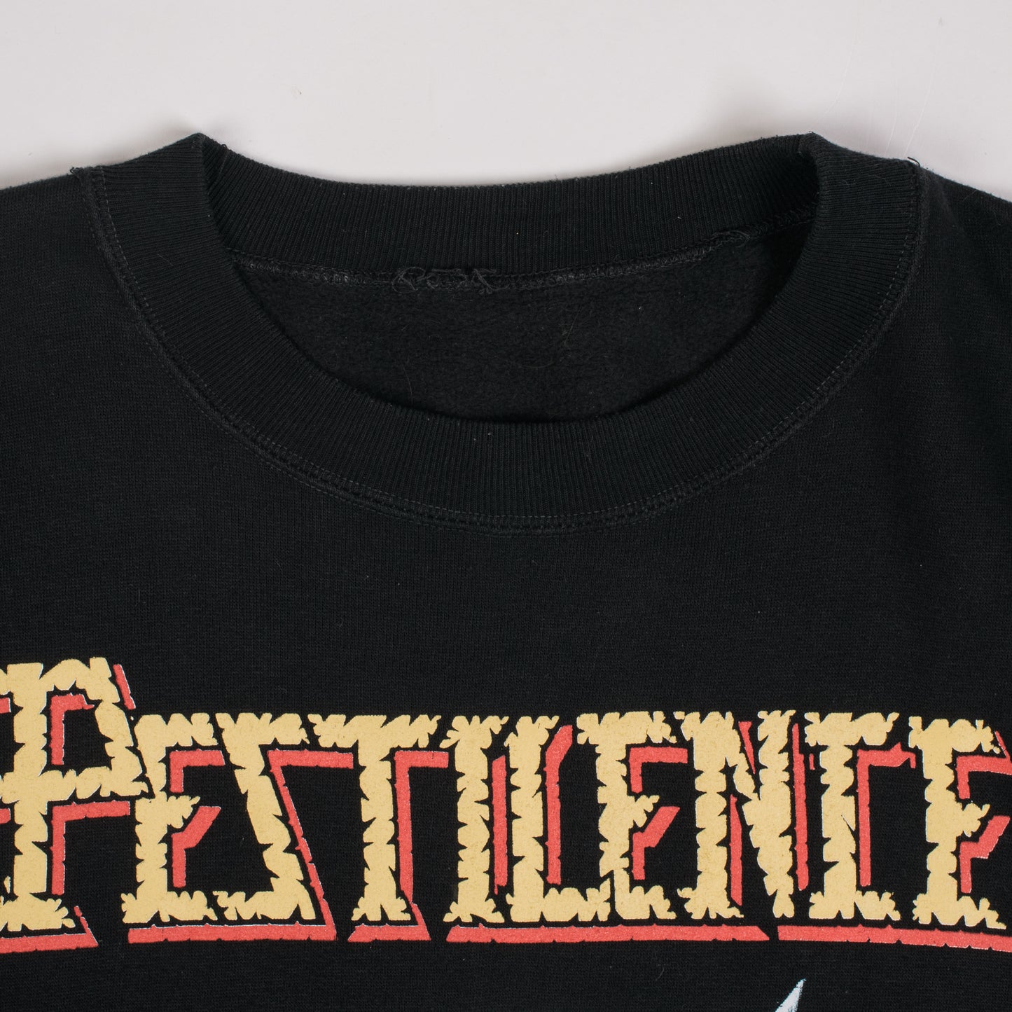 Vintage 1992 Pestilence Testimony Of The Ancients Tour Sweatshirt