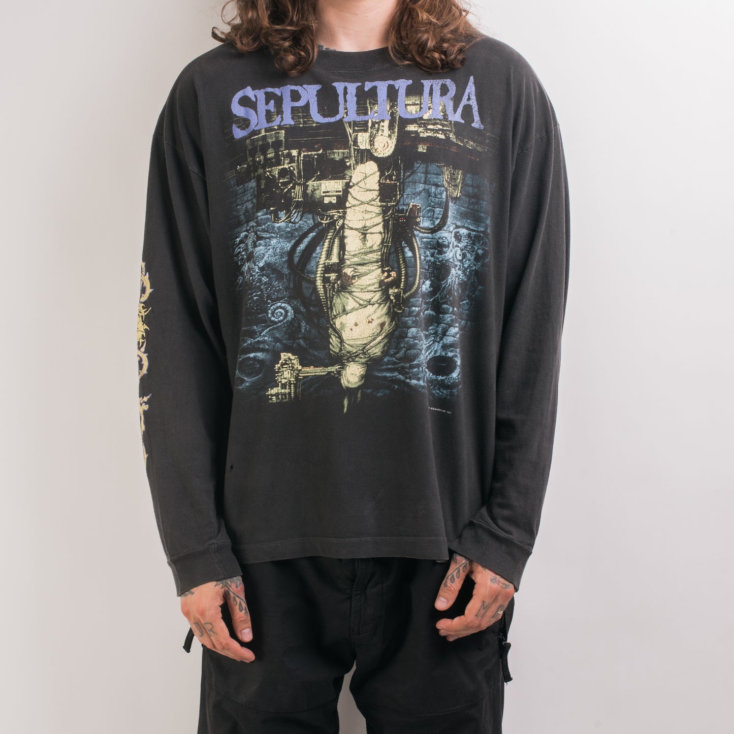 Vintage 1993 Sepultura Chaos AD Tour Longsleeve