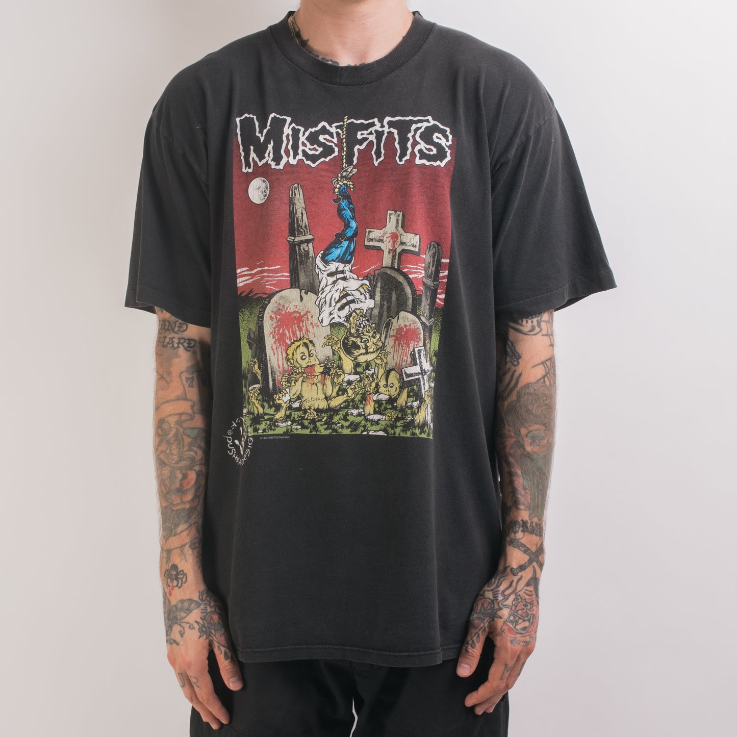 Vintage 1995 Misfits Pushead T-Shirt