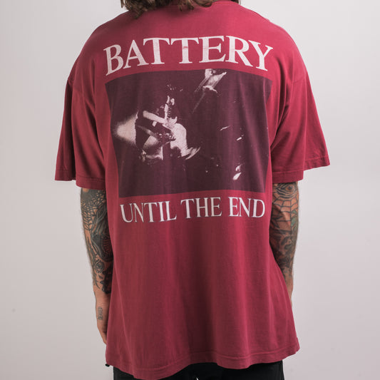 Vintage 1996 Battery Until The End T-Shirt