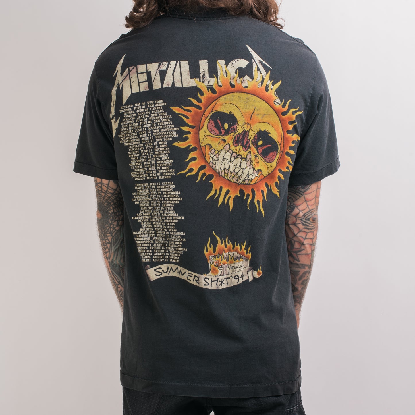 Vintage 1994 Metallica Summer Shit Tour T-Shirt