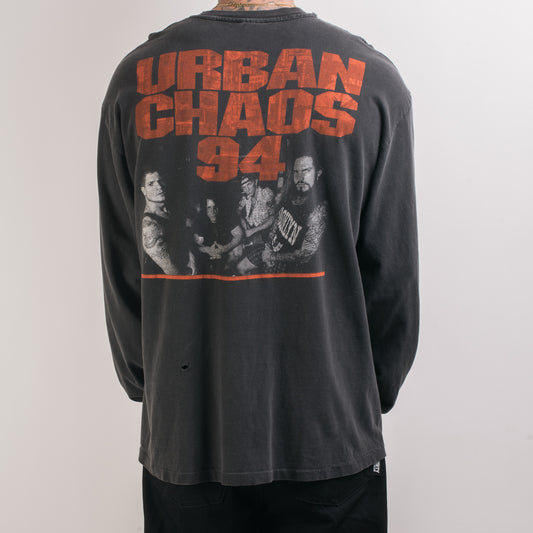 Vintage 1994 Biohazard Urban Chaos Longsleeve