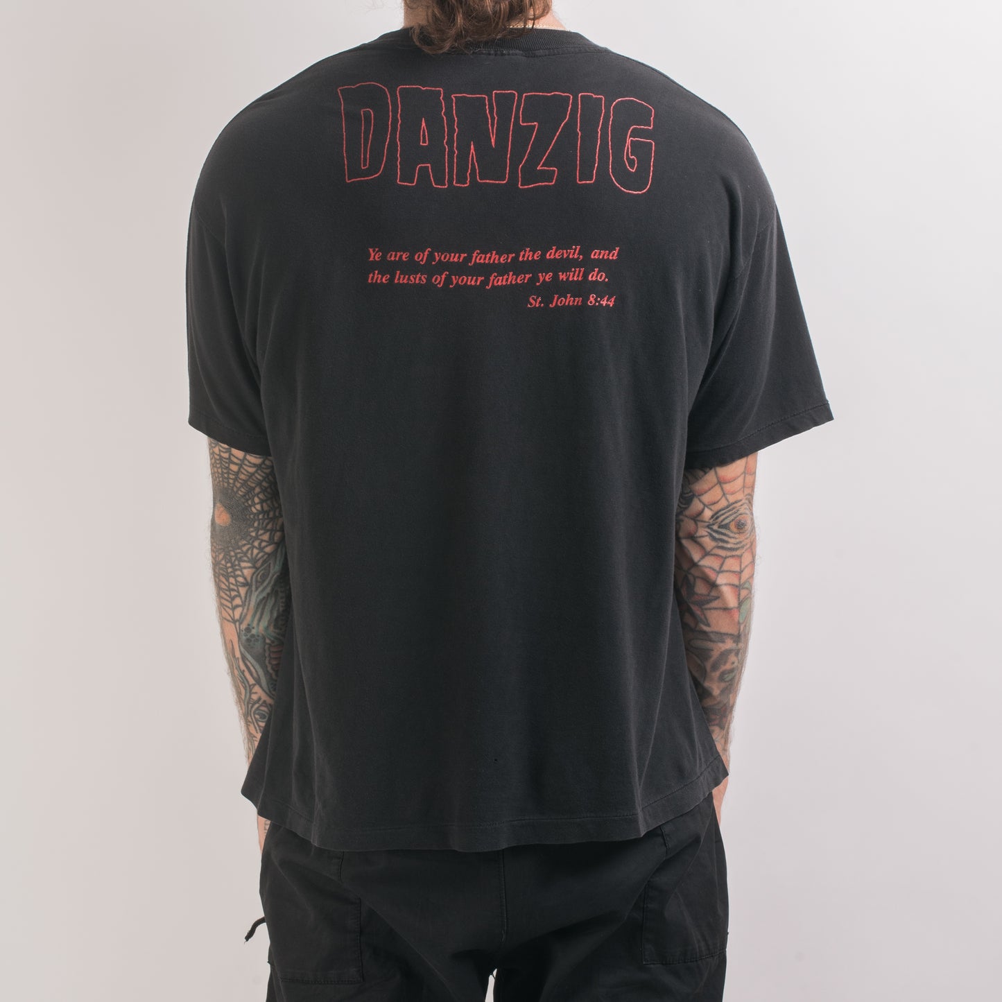 Vintage 1990 Danzig St. John 8:44 T-Shirt