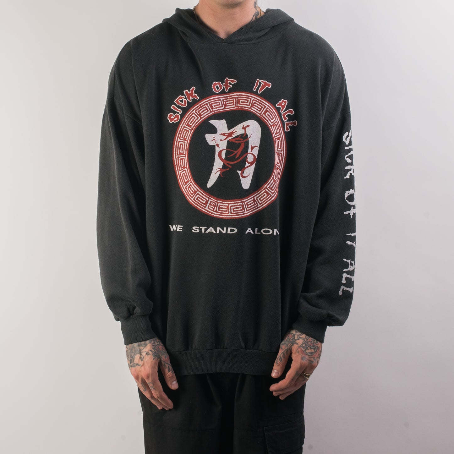 Vintage 90’s Sick Of It All We Stand Alone Hoodie