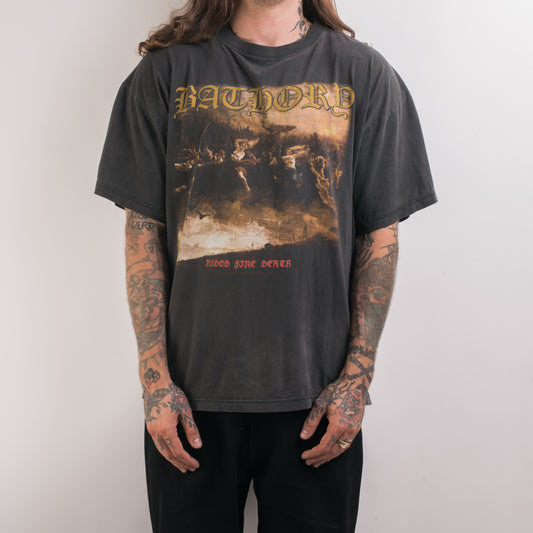 Vintage Bathory Blood Fire Death T-Shirt