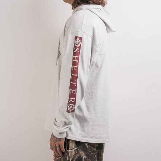 Vintage 90’s Shelter Hooded Longsleeve