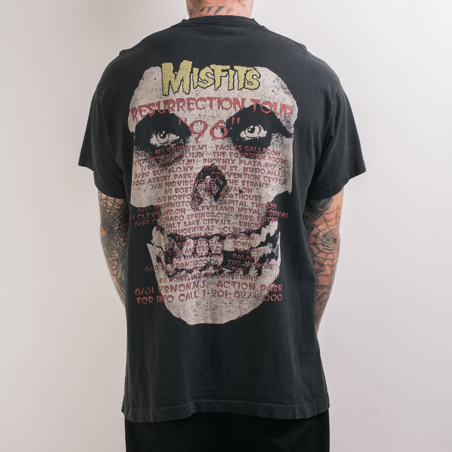 Vintage 1996 Misfits Resurrection Tour T-Shirt