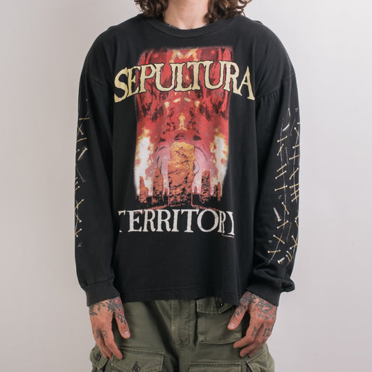 Vintage 1993 Sepultura Territory Longsleeve