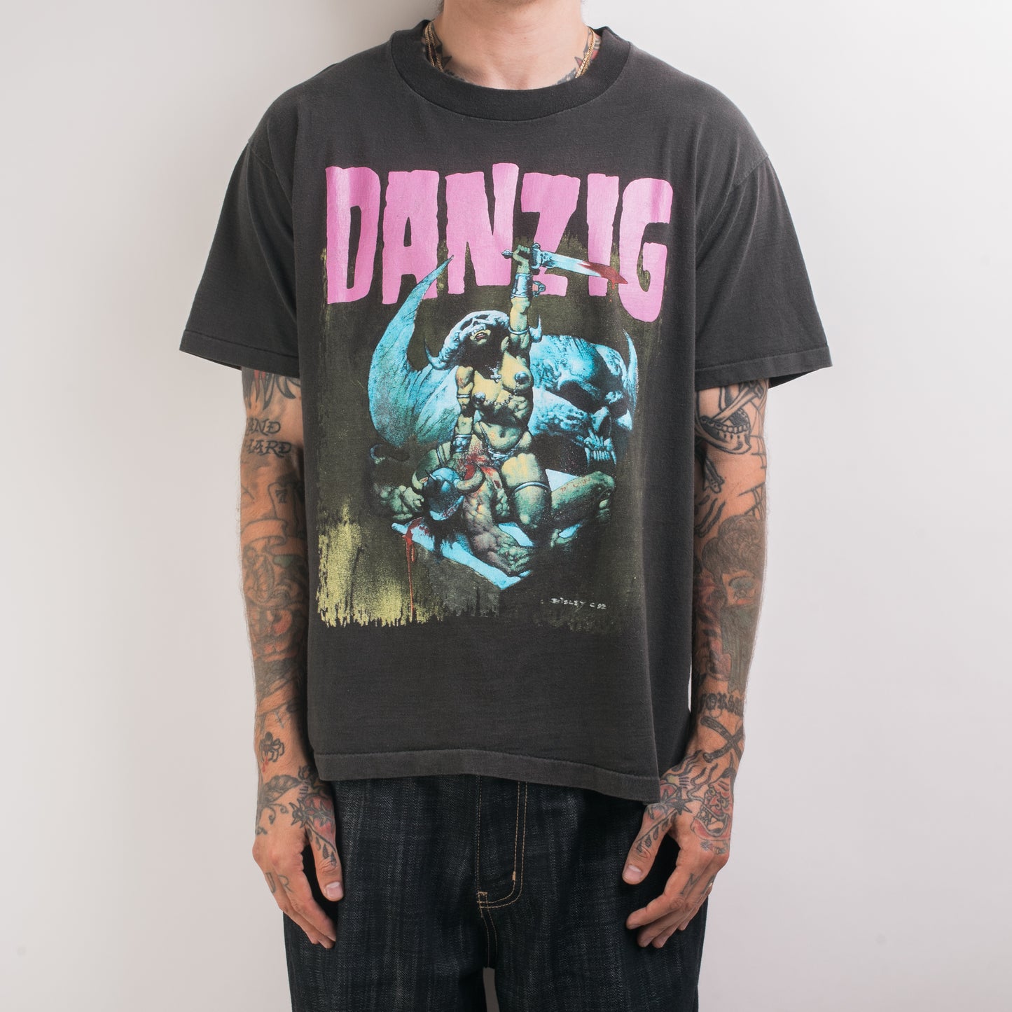 Vintage 1992 Danzig How The Gods Kill Tour T-Shirt