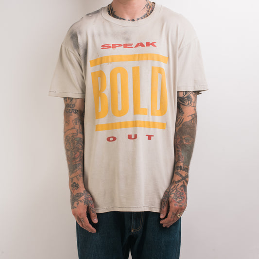 Vintage 90’s Bold Speak Out T-Shirt